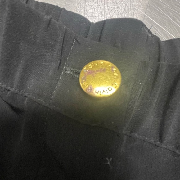 Calvin Klein Black Joggers with Gold Zippers - Picture 5 of 6